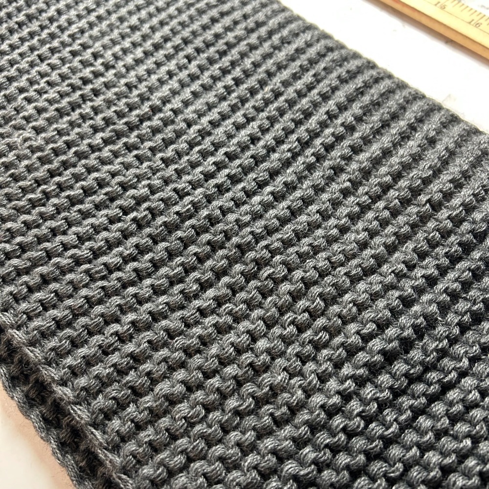 Gap Solid Infinity Scarf Charcoal Grey Chunky Knit Acrylic Winter S/463532-03